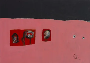 Pink Abstract Figures