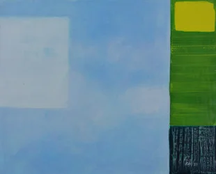 Serene Blue Green Yellow