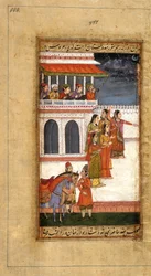 Marriage of Aurangzeb: Brides Party with Dancers and Drummers, c.1800