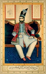 Portrait of Naser al-Din Shah Qajar, 1850s