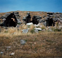 Mycenaean Art: Houses Built in the Fortifications of the City of Tiryns