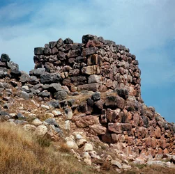 Mycenaean Art: Views of One of the Towers of the Site of the City Tiryns