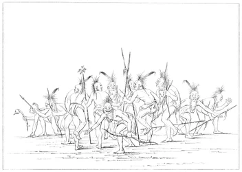 Discovery dance, Sac and Fox, Rock Island, Upper Mississippi