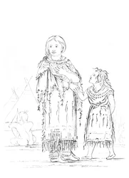 Native American Woman and Child, 1841