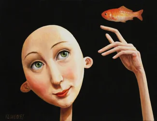 Dreamy Woman Goldfish