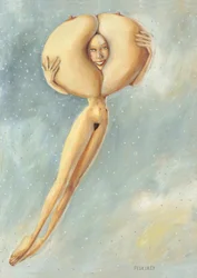 Surreal Floating Nude