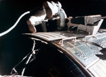 Alfred M. Worden during the Apollo 15 lunar mission, 1971
