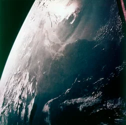 Earth from space - the Gulf coast, Houston and Galveston Bay, USA