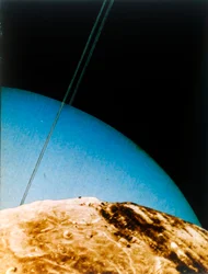 Uranus seen from Miranda, 1986