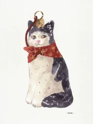 Christmas Cat Ornament