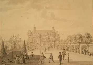 Golf Court behind the Stadlander Inn, Amsterdam