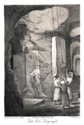 Excavating a Low-Relief Carving of the Fish God Dagon, Nineveh