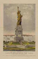The Great Bartholdi Statue, Liberty Enlightening the World, The Gift of France to the American People, c.1885