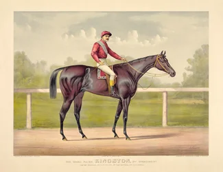 Grand Racer Kingston by Currier & Ives