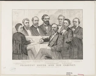 President Hayes and his cabinet, c.1877