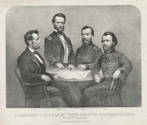 President Lincoln at General Grant