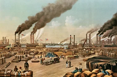 The Levee - New Orleans, 1884