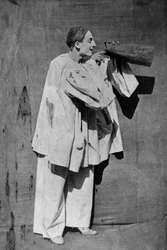 Mime Debureau: Pierrot, photo by Gaspard Felix Tournachon aka Nadar and Adrien Tournachon aka Nadar the Young