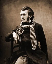 Portrait of Gustave Dore, cartoonist and engraver 1832-1883. Photograph by Nadar (Felix Tournachon)