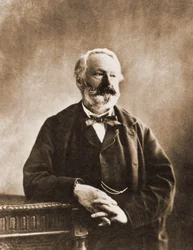 Portrait of Victor Hugo, poet and writer 1802-1855 (photo)