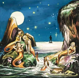 Peter and the Mermaids, Illustration from 