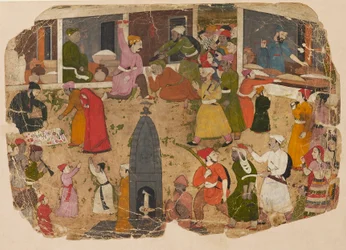 A commotion in the bazaar