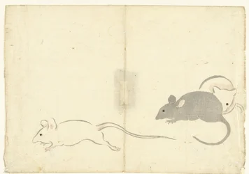 Three Rats (series title: Print Album of Korin)