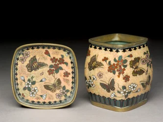 Dish and Small Jar, 