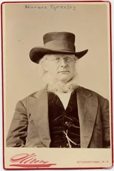 Horace Greeley, US Politician and Newspaper Editor