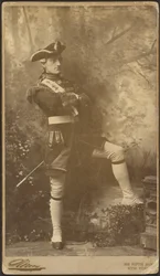 John Drew, Jr. as Captain Plume from "The Recruiting Officer"