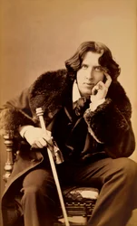 Oscar Wilde, Irish writer, wit and playwright, 1882