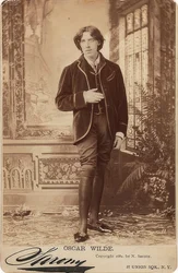 Portrait of Oscar Wilde (1854-1900). 1882
