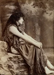 Portrait of Sarah Bernhardt in a New York Production