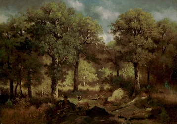 Forest Interior at Fontainebleau