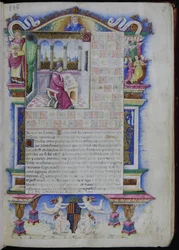 Portrait of Johannes Tinctoris From Opus musices Joannis Tinctoris, 1483