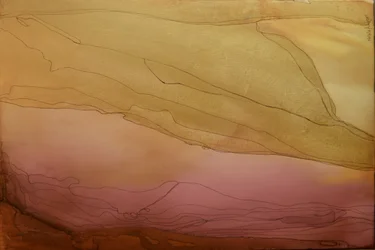 Serene Pink Gold Flow
