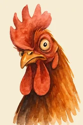 Anxious Rooster