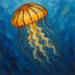 Golden Jellyfish Glow