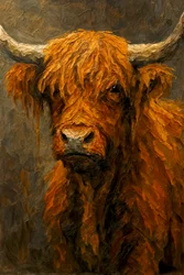 Majestic Highland Cow