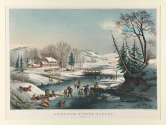 American Winter Scenes. Morning