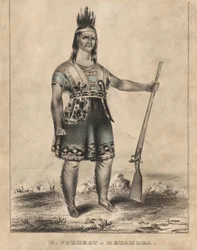 E. Forrest as Metamora
