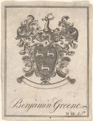Benjamin Greene - Bookplate