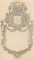 Harvard College Bookplate with the Christo et Ecclesiae Seal