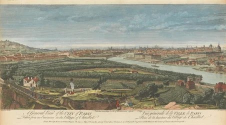 A General View of the City of Paris Taken from an Eminence in the Village of Chaillot