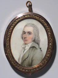 Portrait of a Man and Portrait of a Woman pair