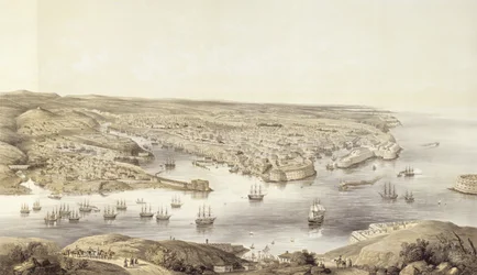 Sebastopol in All Its Glory, 1848, engraved by Day and Son, published 1857