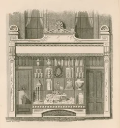 Shop front design in the Italian style