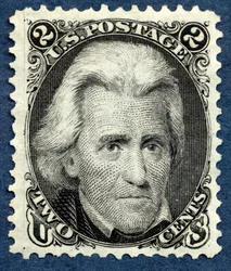 2c Andrew Jackson re-issue single