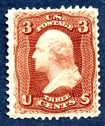 3c Washington Re-issue Single, 1875