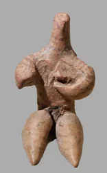 Painted clay figurine of a female, Syria, c.5000 BC